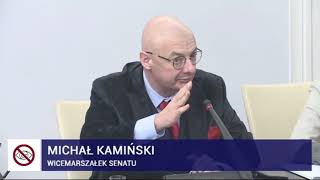 Michal Kamiński - Senacka Komisja ds. Pegasusa