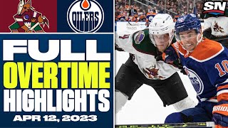 Arizona Coyotes at Edmonton Oilers | FULL Overtime Highlights - April 12, 2024