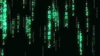 Matrix style binary code digital background | Abstract Motion Video Background Stock Footage