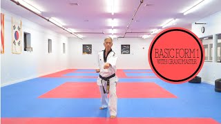 Taekwondo Basic Form 1 - Full Tutorial
