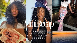 MINI RECAP OF THE PREVIOUS TWO MONTHS! TRAVEL / MOVING OUT OF SCHOOL VLOG - MIAMI. JAMAICA. LONDON.