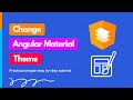 How to change Angular material theme?