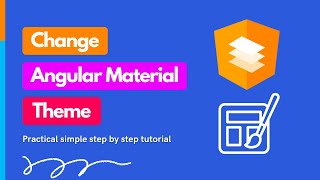 How to change Angular material theme?
