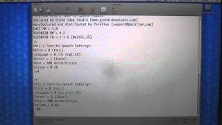 Emic 2: Command Set Demonstration