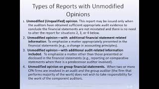 Chapter 17   Auditors' Reports