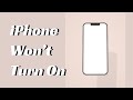 How to Fix an iPhone That Won't Turn On | Suddenly Turn off, Black Screen, Not Charging