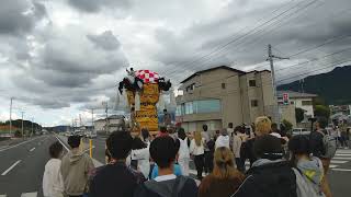 【4K】令和3年 喜来太鼓台 2 新居浜太鼓祭り 大生院地区 飯積神社 2021年‎10‎月‎17日