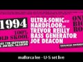 ultrasonic anthems live at arches glasgow