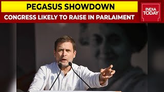 Pegasus Political Showdown; Congress's Protest Over Pegasus Issue, Likely To Raise In Parliament