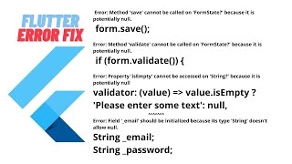 Flutter syntax parameter errors fixed !!!