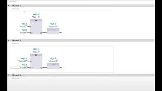 SR Flip Flop and RS Flip Flop  in Siemens TIA Portal