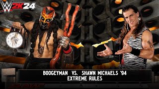 WWE 2k24 - Boogeyman vs. Shawn Michaels '94: Extreme Rules Match at Raw