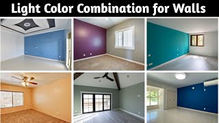 Top 10+ Light Color Combination for Walls || Wall Painting Design Ideas || Wall Color Ideas