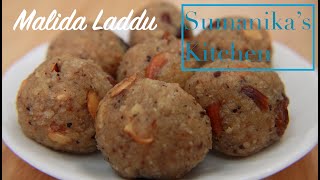 Healthy and Tasty Malida Laddu | Chapati Laddu | Bathukamma Prasadam