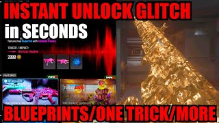 *new* INSTANT UNLOCK GLITCH MW3 in 1 MIN! *USE ASAP* BLUEPRINTS/CAMO! MW3 GLITCHES! WARZONE GLITCH!