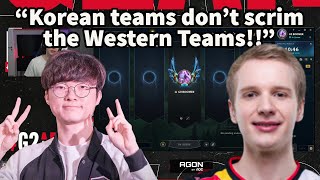 G2 Jankos On Korean Teams Refusing To Scrim Western Teams For MSI!!