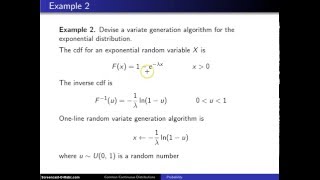 Exponential distribution -- Example 2