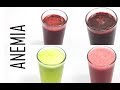 4 jugos curativos para combatir la anemia o deficiencia de hierro en el cuerpo de manera natural