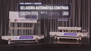 Seladora Automática Contínua Vertical e Horizontal CASM 800