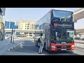 Dubai Double Decker Bus E307A Ride from Abu Hail Bus St Dubai to Al Jubail Bus St Sharjah