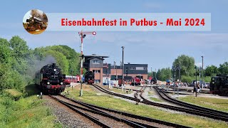 Großes Bahnhofsfest in Putbus - Mai 2024. Mit Dampf und Diesel auf schmaler Spur und Regelspur.