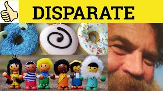 🔵 Disparate - Disparate Meaning - Disparate Examples - Disparate Definition - GRE 3500 Vocabulary