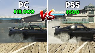 $500 PS5 DEMOLISHES $15,000 PC in GTA 5 Graphics Comparison !