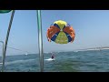 parasailing at calangute beach 🏝️ goadiaries calangutebeachgoa parasailing watersport