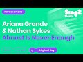 Almost is Never Enough (Karaoke Version) Ariana Grande & Nathan Sykes