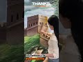 great wall of china cement painting amazing skills