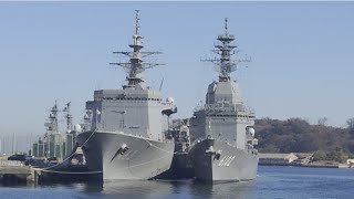 【海上自衛隊】うらが(掃海母艦) 、あすか(試験艦) ～ YOKOSUKA軍港めぐり