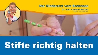 Stifte richtig halten - Der Kinderarzt vom Bodensee