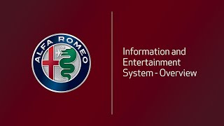 Information and Entertainment System - Overview | How To | 2021 Alfa Romeo Stelvio