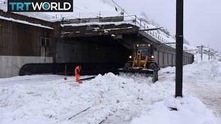 Swiss Alps Snow: Thousands of tourists stranded after heavy snow