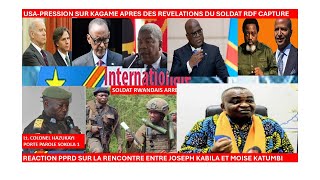 27/12/USA-PRESSION SUR KAGAME APRES-REVELATIONS DU SOLDAT RDF CAPTURE,REACTION PPRD A KABILA-KATUMBI