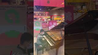 看不見的音樂家 林昊恩 Howen Lin【Saving All My Love For You 】C. Bechstein Concert A192 #acoustic #piano #asmr