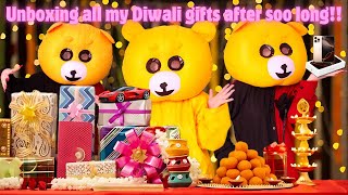 unboxing all Diwali gifts||Mini vlog of Diwali  2024||