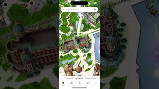 EFTELING GRAND HOTEL op de de NIEUWE PLATTEGROND in de App IOS