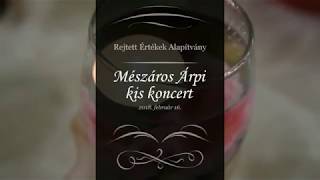 Rejtett Értékek Alapítvány - Jótékonysági bál 2018. - Mészáros Árpi kis koncert