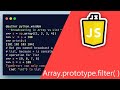 Javascript : : : Array.prototype.filter( )