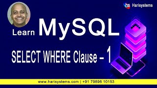 Select statement in sql server | Where Clause Part1 | SQL Tutorial | Harisystems