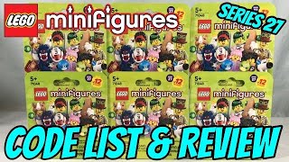 Lego Minifigures CMF Series 27! Code List \u0026 Review