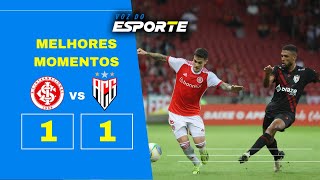 EMPATE DURO! INTERNACIONAL 1 X 1 ATLÉTICO GO | MELHORES MOMENTOS 4ª RODADA - 28/04 - BRASILEIRÃO