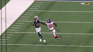 Cooper Rush airs out the ball 36 yards downfield to Jalen Tolbert for Cowboys' red zone opportunity