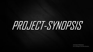 PROJECT SYNOPSIS MAKING - CLASS 12 - PYTHON PROJECT #computerscience #synopsis #tkinter #project