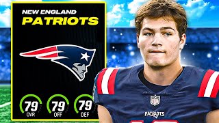 Rebuilding the New England Patriots with Drake Maye on Madden 24 Franchise