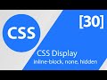 30 | CSS In Arabic | Display: inline-block, none, hidden