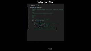 Selection Sort Code in Python | Sorting Algorithms | Python Coding Tutorial | Python Code Interview