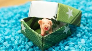 Zahl 6 Aus Geldscheinen Falten Origami Geldgeschenk Nummer