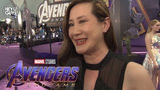Avengers: Endgame World Premiere - Producer Trinh Tran Interview